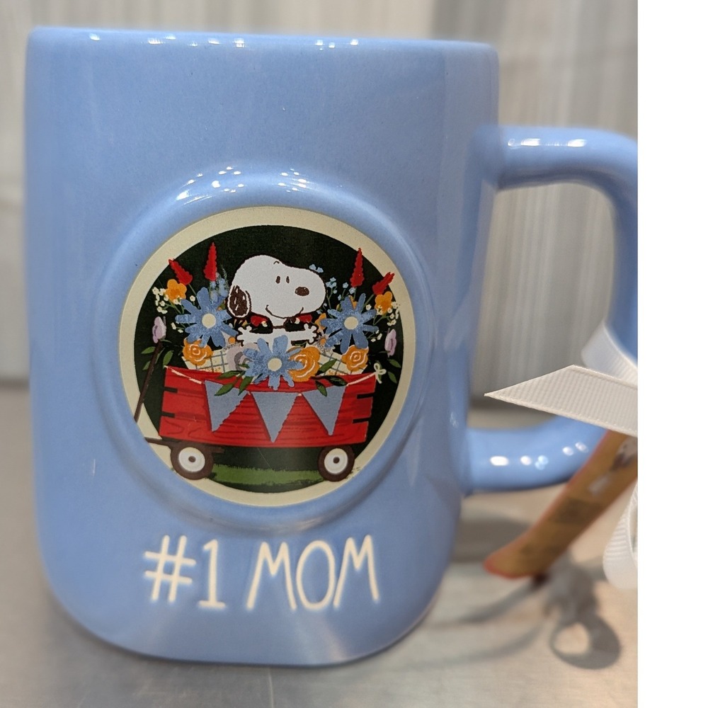 Peanuts X Rae Dunn Snoopy‎ #1 Mom  You're Never Quite Dunn Collection NWT